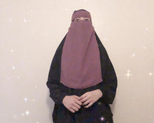 Load image into Gallery viewer, Luxury One layer Niqab Light Purple
