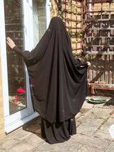 Load image into Gallery viewer, Two piece Jilbab Black
