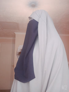 Half Niqab Plum