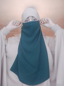 Half Niqab Green