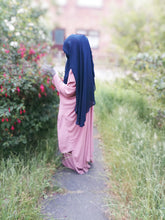 Load image into Gallery viewer, Two layer Niqab Navy Blue
