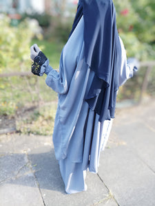 Two layer Niqab Navy Blue