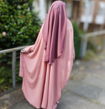 Load image into Gallery viewer, Two layer Niqab Pink
