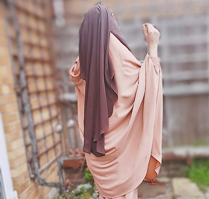 Two layer Niqab Brown