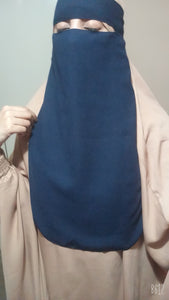 Luxury One layer Niqab Light Purple