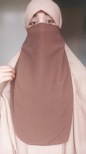 Luxury half Niqab  Green