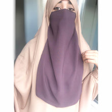 Load image into Gallery viewer, Luxury half Niqab Light Purple
