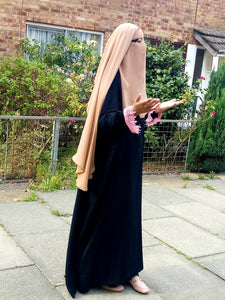 Luxury Two layer Niqab Camel