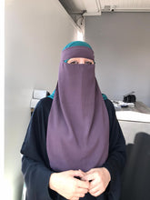 Load image into Gallery viewer, Luxury One layer Niqab Taupe
