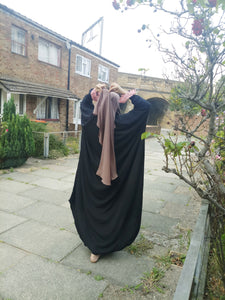 Two layer Niqab light brown