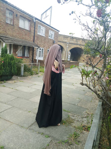 Two layer Niqab light brown