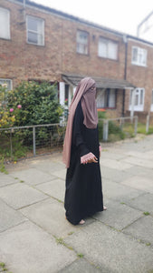 Two layer Niqab light brown