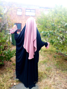 Luxury Two layer Niqab light Pink