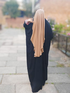 Luxury Two layer Niqab Camel