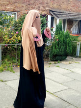 Load image into Gallery viewer, Luxury Two layer Niqab Light brown
