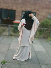 Load image into Gallery viewer, Two piece abaya nour cream
