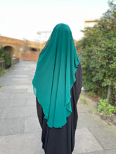 Load image into Gallery viewer, Luxury two layer niqab Green
