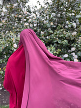 Load image into Gallery viewer, Luxury two layer niqab in Red
