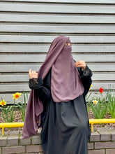 Load image into Gallery viewer, Two layer luxury niqab Lilac
