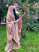 Load image into Gallery viewer, Luxury two piece jilbab caramel
