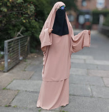 Load image into Gallery viewer, Two piece jilbab with kimono sleeves
