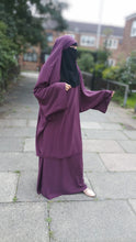 Load image into Gallery viewer, Two piece jilbab with kimono sleeves
