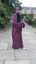 Load image into Gallery viewer, Two piece jilbab with kimono sleeves
