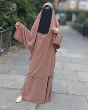 Load image into Gallery viewer, Two piece jilbab with kimono sleeves
