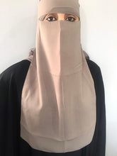 Load image into Gallery viewer, Luxury One layer Niqab Black
